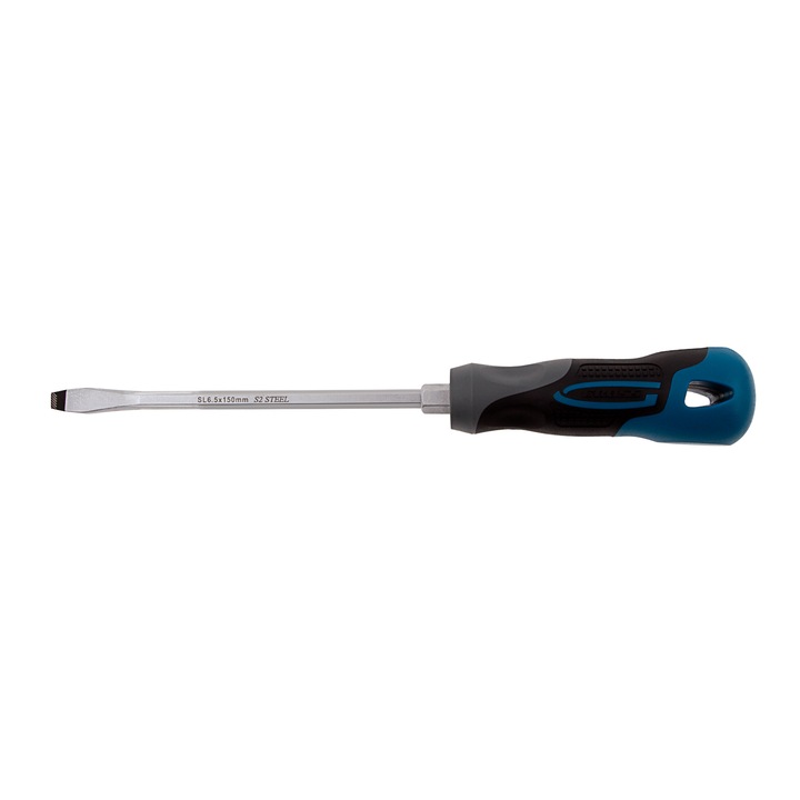 Отвертка GROSS SL6,5 х 150 mm, трикомпонентна дръжка