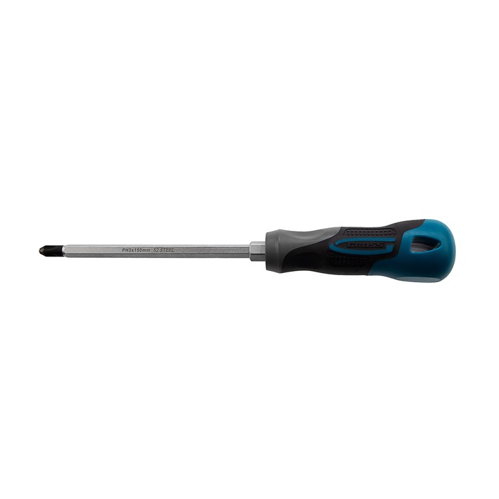 Отвертка GROSS PH3 х 150 mm, трикомпонентна дръжка