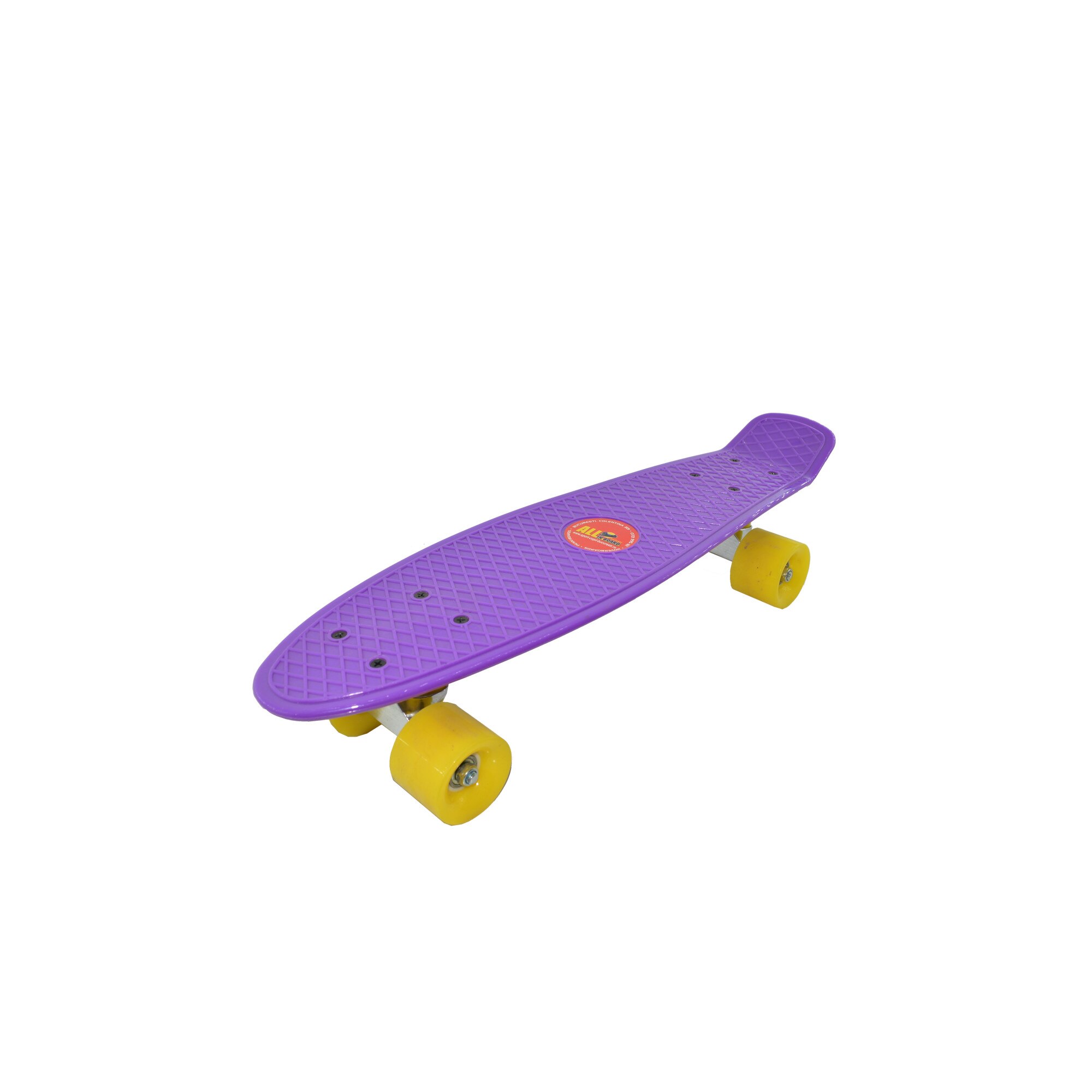Pennyboard 55 cm, roti din silicon, Mov