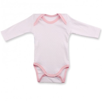 Body cu maneca lunga pentru 4-6 luni, buline Body cu maneca lunga pentru 4-6 luni, buline