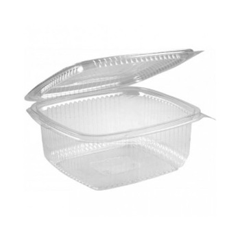 Caserole Capac Atasat, 130x130x62 mm, 100 Buc/Set, 500 ml, Plastic Transparent, Articole pentru Bucatarie Caserole Capac Atasat, 130x130x62 mm, 100 Buc/Set, 500 ml, Plastic Transparent, Articole pentru Bucatarie