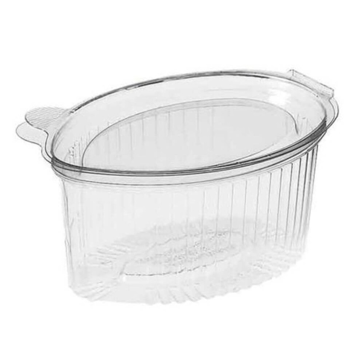 Set 50 Sosiere Plastic cu Capac, 50 ml, Transparent, Articole pentru Catering