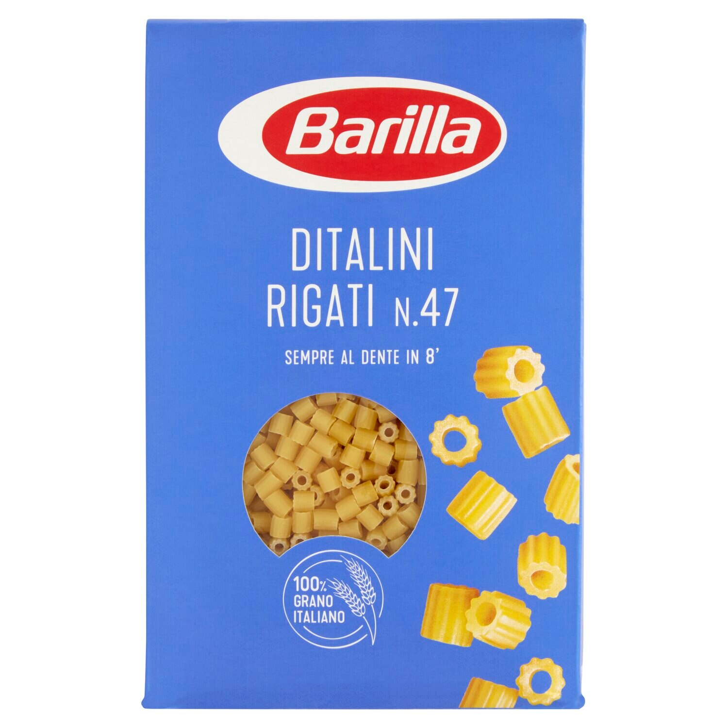 Paste Barilla Ditalini Rigati n.47, 500 g