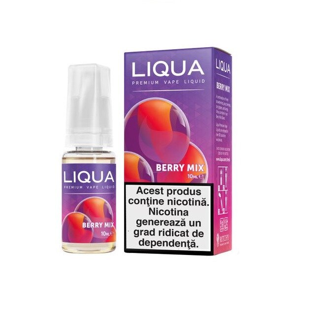 Lichid Tigara Electronica Liqua Elements - Berry Mix ,10ml ,6mg/ml
