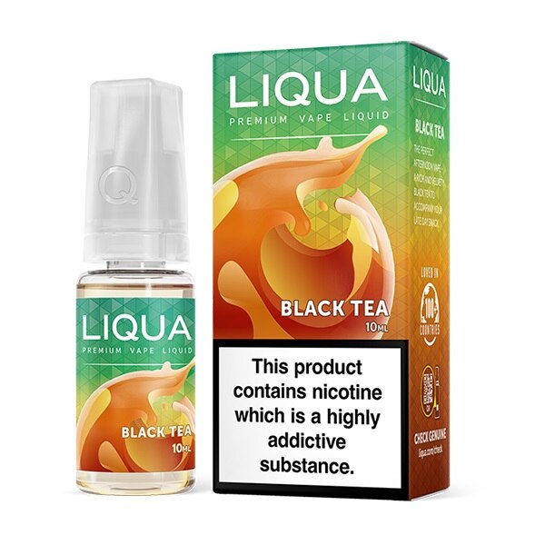 Lichid Tigara Electronica Liqua Black Tea, 10 ml cu nicotina
