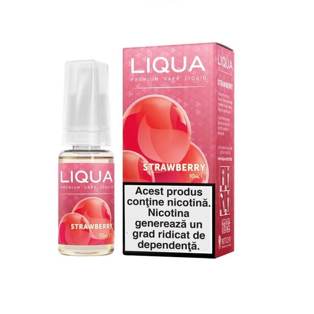 Lichid Tigara Electronica Liqua Elements - Strawberry ,10ml ,12mg/ml
