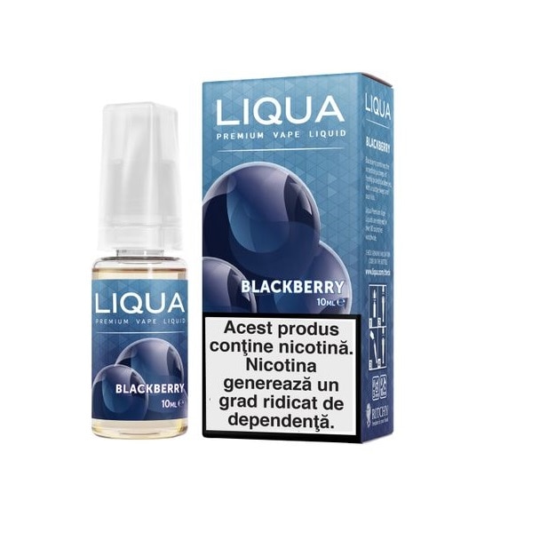 Lichid Tigara Electronica Liqua Elements - Blackberry ,10ml ,6mg/ml