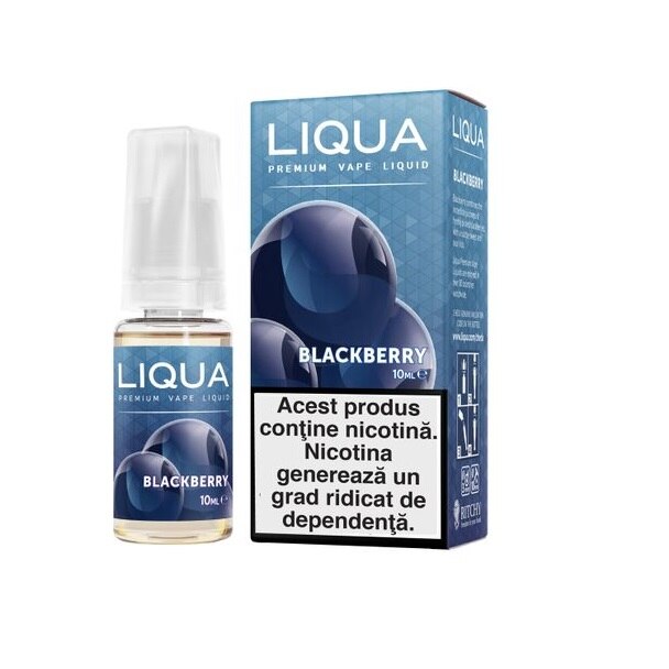 Lichid Tigara Electronica Liqua Elements - Blackberry ,10ml ,18mg/ml