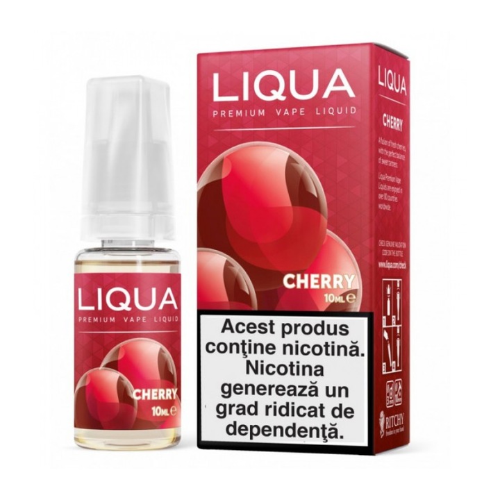 Lichid Tigara Electronica Liqua Elements - Cherry,10ml,18mg/ml