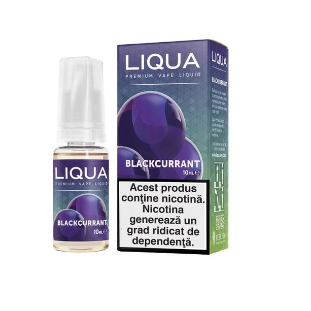 Lichid Tigara Electronica Liqua Elements - Blackcurrant ,10ml ,18mg/ml