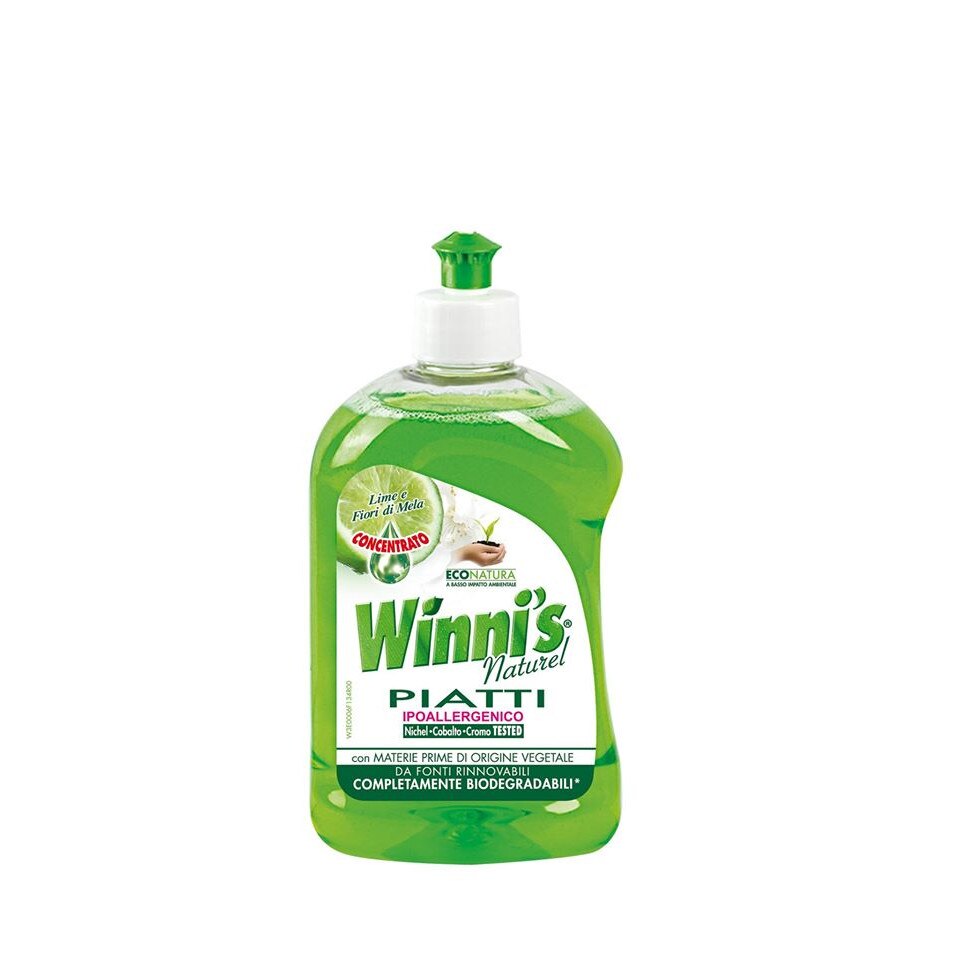 Detergent concentrat de vase ecologica WINNI'S Mar verde si lime 500ml