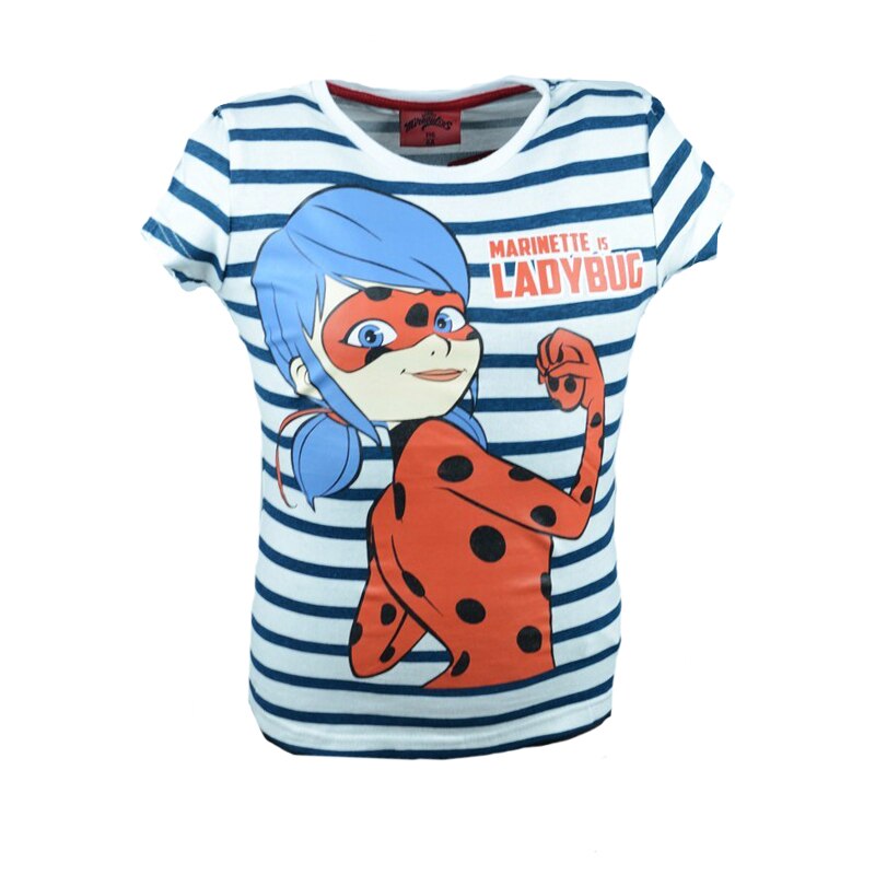 Tricou cu maneca scurta fete Buburuza E Plus M, Albastru