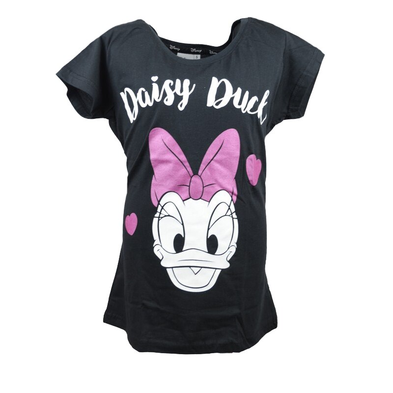 Tricou cu maneca scurta fete Daisy E Plus M, Negru