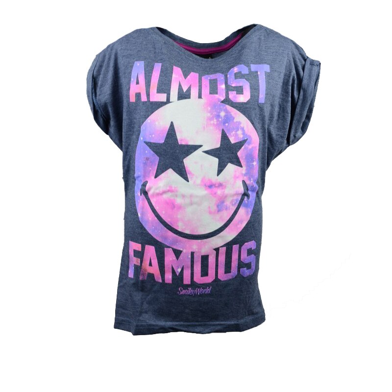 Tricou cu maneca scurta fete E Plus M Almost Famous, Multicolor, Multicolor