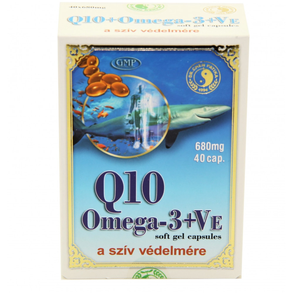 Dr. Chen Q10+Omega 3+Vit, 40 capsule