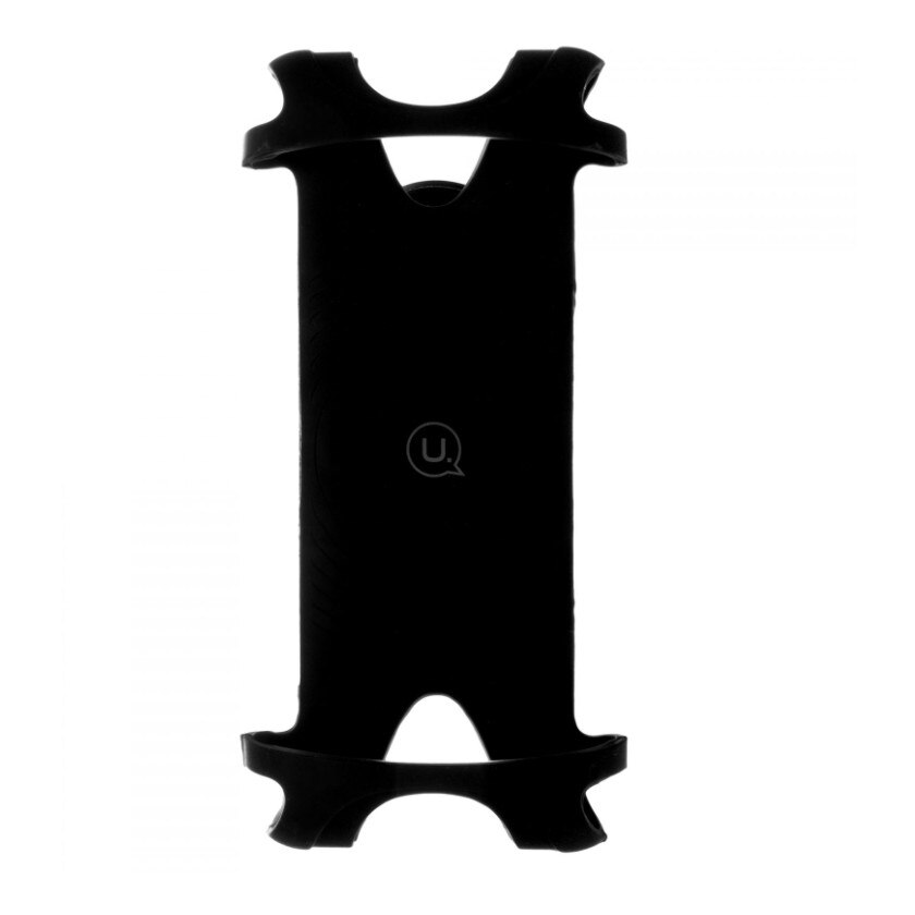 Suport de telefon pentru bicicleta, fixare pe ghidon, silicon, elastic, negru