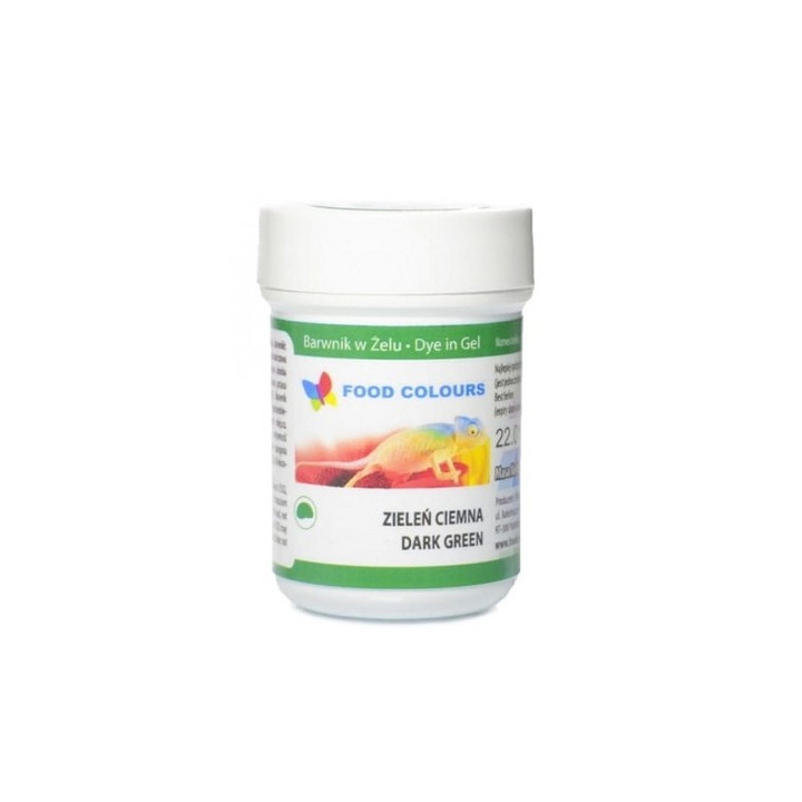 Colorant alimentar gel verde inchis 35g WSG-056FC