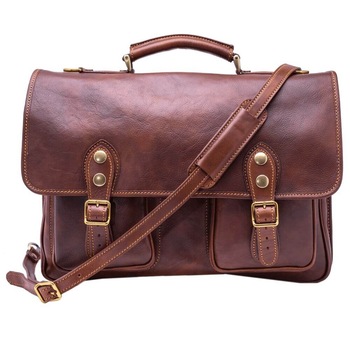 Geanta din piele naturala, casual, de barbati 4016A, coniac, portlaptop Geanta din piele naturala, casual, de barbati 4016A, coniac, portlaptop