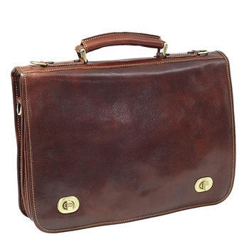 Geanta de barbati, piele naturala vachetta coniac 4512A , portlaptop Geanta de barbati, piele naturala vachetta coniac 4512A , portlaptop