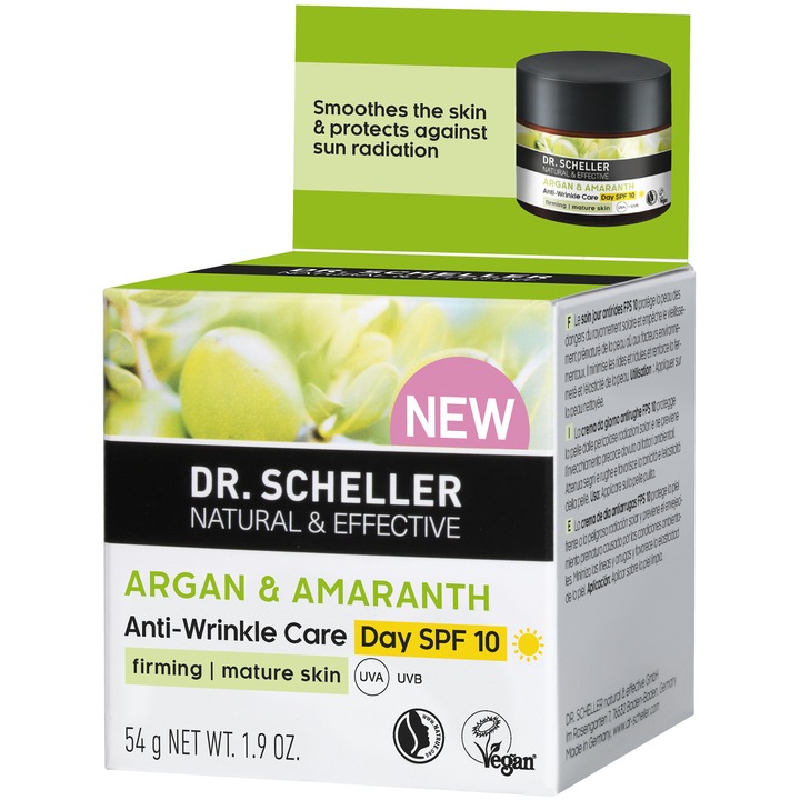 Дневен крем Dr.Scheller с лифтинг ефект, SPF10, 50мл