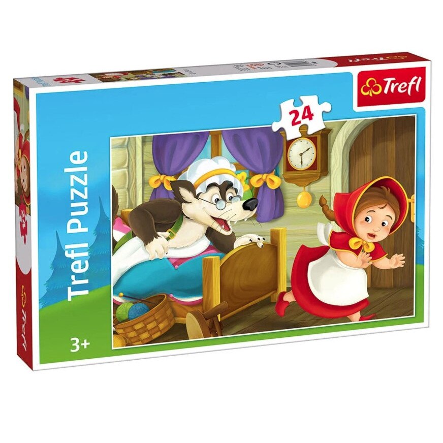 Puzzle 24 piese Trefl, Scufita rosie