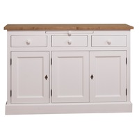 bufet szel-mob cu 3 usi si 3 sertare cu sine culoare top natural culoare corp alb murdar dublu color 100 lemn masiv 90x134x50 cm imagen 4_0_
0