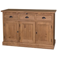 bufet szel-mob cu 3 usi si 3 sertare culoare exterior natural culoare interior alb murdar 100 lemn masiv 90x134x50 cm imagen 48_0_
0