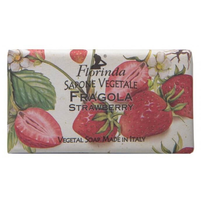Sapun vegetal La Dispensa, Florinda cu capsuni, 100 g