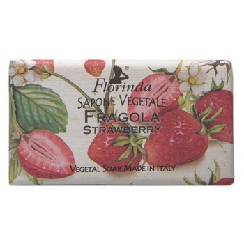 Sapun vegetal La Dispensa, Florinda cu capsuni, 100 g Sapun vegetal La Dispensa, Florinda cu capsuni, 100 g