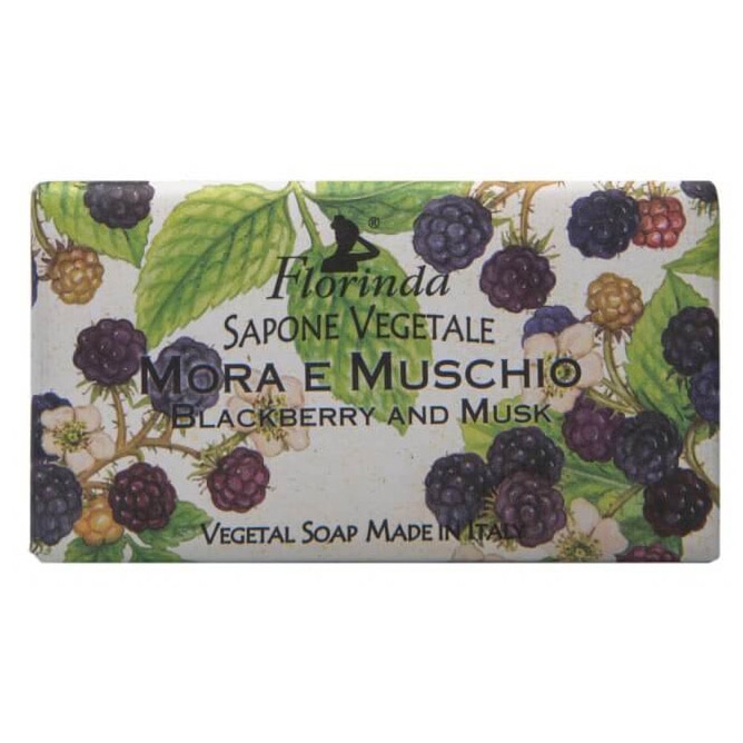 Sapun vegetal La Dispensa, Florinda cu mure si mosc, 100 g