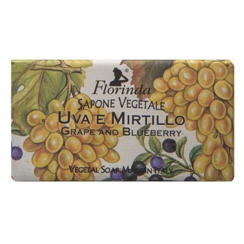 Sapun vegetal La Dispensa, Florinda cu struguri si afine, 100 g Sapun vegetal La Dispensa, Florinda cu struguri si afine, 100 g