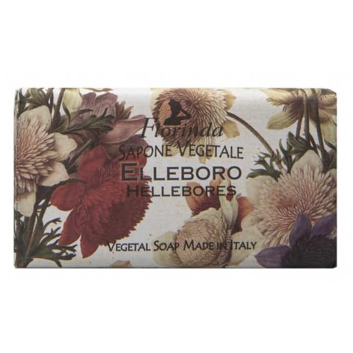 Sapun vegetal La Dispensa, Florinda cu flori de Elleboro, 100 g