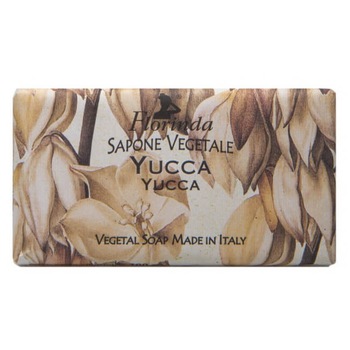 Sapun vegetal La Dispensa, Florinda cu Yucca, 100 g Sapun vegetal La Dispensa, Florinda cu Yucca, 100 g