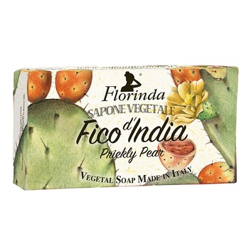 Sapun vegetal La Dispensa, Florinda cu fruct de cactus, 100 g Sapun vegetal La Dispensa, Florinda cu fruct de cactus, 100 g