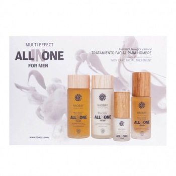 Set Naobay, All In One, Barbati: After shave, 100 ml + Crema de fata, 50 ml + Lotiune de curatare, 100 ml + Crema contur ochi, 15 ml Set Naobay, All In One, Barbati: After shave, 100 ml + Crema de fata, 50 ml + Lotiune de curatare, 100 ml + Crema contur ochi, 15 ml