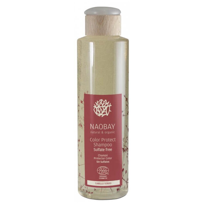 Sampon bio Naobay, Color Protect pentru par vopsit, 250 ml