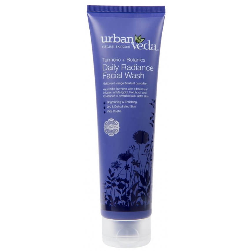 Gel de curatare Urban Veda, Radiance cu extract de turmeric pentru ten uscat, 150 ml