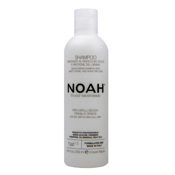 Sampon natural hidratant Noah, 1.2 cu fenicul pentru par uscat, fragil si lipsit de stralucire, 250 ml Sampon natural hidratant Noah, 1.2 cu fenicul pentru par uscat, fragil si lipsit de stralucire, 250 ml