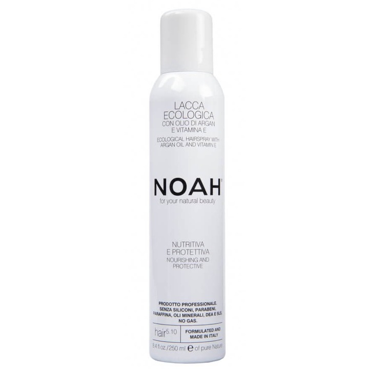 Spray fixativ ecologic Noah, 5.10 cu vitamina E pentru fixare puternica, 250 ml