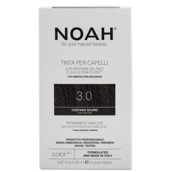 Vopsea de par permanenta fara amoniac Noah 3.0 Saten inchis, 140 ml Vopsea de par permanenta fara amoniac Noah 3.0 Saten inchis, 140 ml