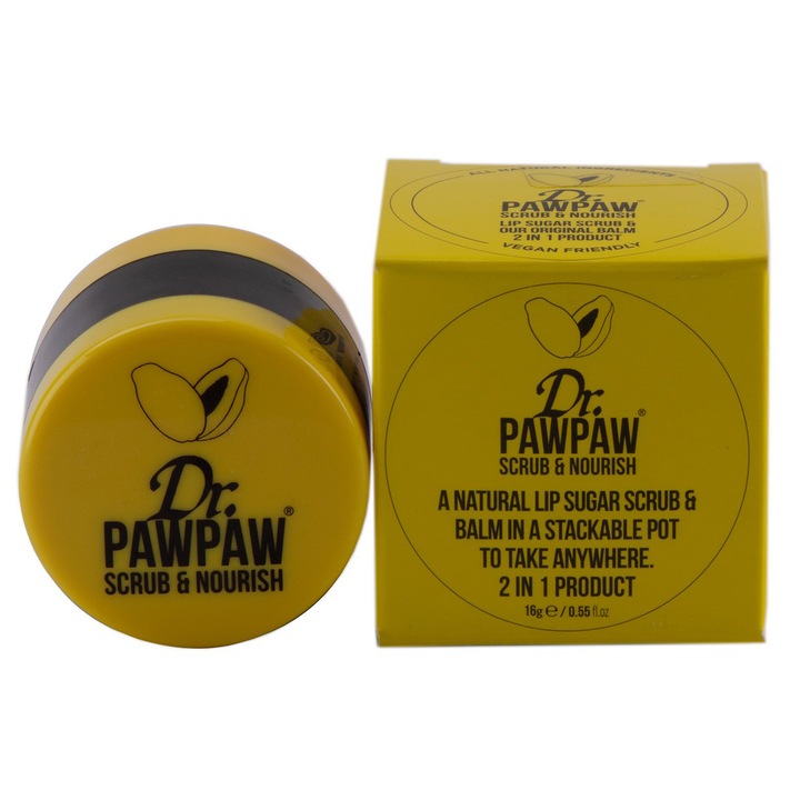 Балсам за устни и натурален ексфолиант Dr PawPaw, 16 мл