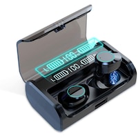 Casti Bluetooth 5.0, COOCHEER G06, Wireless (Fara fir), Display LED inteligent, Touch Control, Pairing automat, Rezistenta la apa IPX6, Handsfree