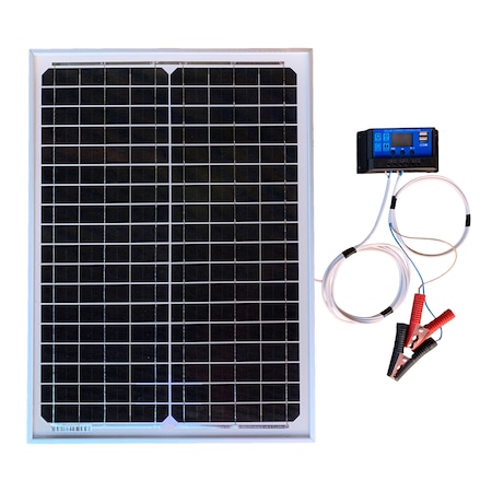 Panou Solar 50w cu regulator de incarcare pentru gard electric, Xelon®