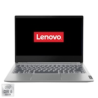 Laptop ultraportabil Lenovo ThinkBook 13s-IML cu procesor Intel Core i5-10210U pana la 4.20 GHz, 13.3", Full HD, 16GB, 512GB SSD, Intel UHD Graphics, Free DOS, Mineral Grey