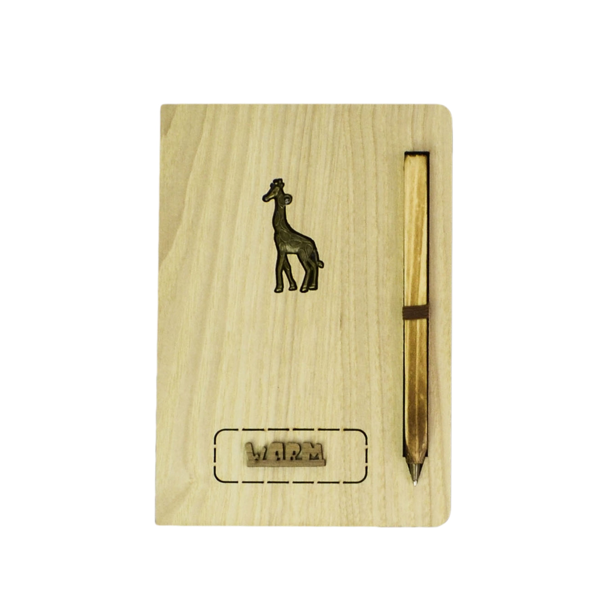 Agenda Lemn Feelings, Model 1, 19 x 13 cm