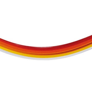 Set hartie Quilling 300 buc - Culorile calde ale verii, 3-5-7 mm x 30 cm Set hartie Quilling 300 buc - Culorile calde ale verii, 3-5-7 mm x 30 cm