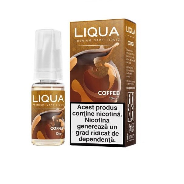 Lichid Tigara Electronica Liqua Elements - Coffee ,10ml ,6mg/ml