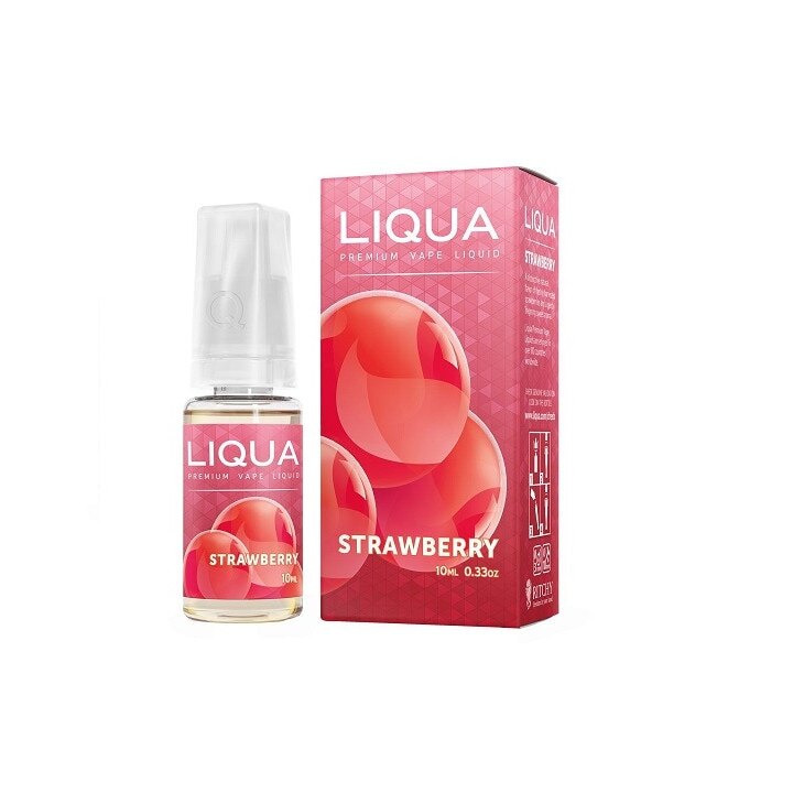 Set 4 bucati Lichid pentru Tigara Electronica Liqua Elements, 10ml, Strawberry, 6 mg/ml