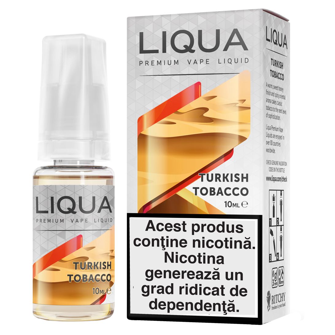 Lichid Tigara Electronica Liqua Elements - Turkish Tobacco ,10ml ,18mg/ml