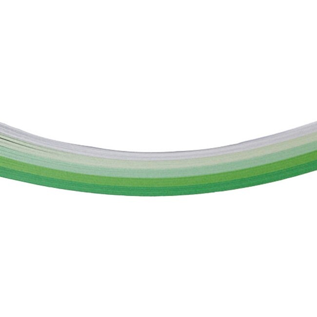 Set hartie Quilling 300 buc - Culorile padurii de primavara, 3-5-7 mm x 30 cm